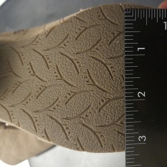 NAYA Fisher Taupe Leather Ankle Wedge Boots Womens 12M US 44 EUR - Picture 9 of 13